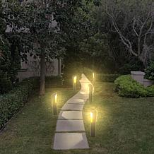 Techko Solar Garden and Walkway Light Directional Amber or White Light