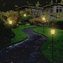Techko Solar Torch Lights 2-pack