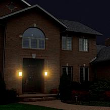 Techko Solar Wall Amber or White Light