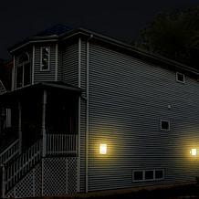 Techko Solar Wall Amber or White Light