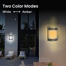 Techko Solar Wall Amber or White Light