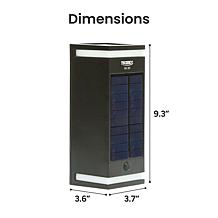 Techko Solar Wall Light Dual Direction Amber or White Light