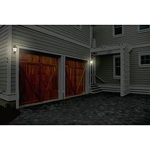 Techko Solar Wall or Pillar Light Amber or White Light