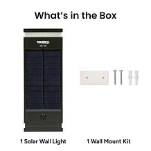 Techko Solar Wall Single Direction Amber or White Light