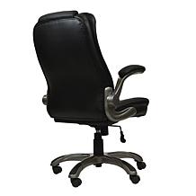 Techni Mobili Medium Back Executive Chair with Flip-Up Arms
