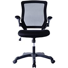 Techni Mobili Mesh Task Office Chair with Flip-Up Arms
