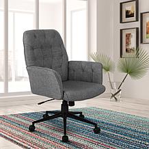 Techni Mobili Modern Upholstered Tufted Office Chair