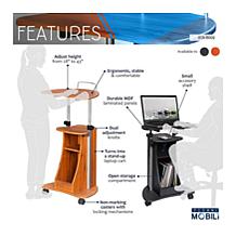 Techni Mobili Sit-to-Stand Cart