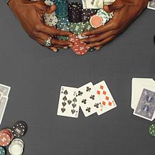 Texas Holdem Travel Kit with 48" Tabletop and 300 Chips