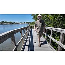 The EZ Reach Grabber Cane with Flashlight and Alarm