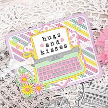 The Stamps of Life Alphabet 4 Typewriter