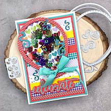 The Stamps of Life Balloon Shaped Card Fold-it Die Set