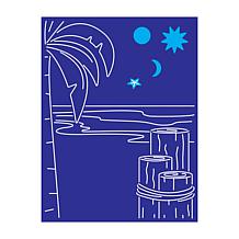 The Stamps of Life Beach A2 Background Die Set