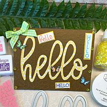 The Stamps of Life Big Word Hello Die Set