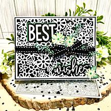 The Stamps of Life Cheerful Best Wishes Word Die Set