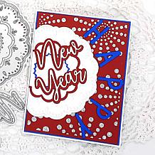 The Stamps of Life Cheerful Happy New Year Die Set