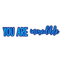 The Stamps of Life Cheerful You Are Incredible Die Set
