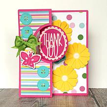 The Stamps of Life Circle Flip It Die Card Folds to A2 DIY Craft Dies