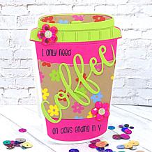 The Stamps of Life Coffee Cup Shaped Card Fold-it Die Set