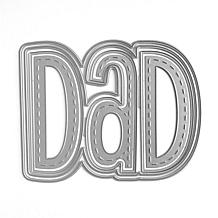 The Stamps of Life Dad Shaped Card Fold-it