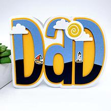 The Stamps of Life Dad Shaped Card Fold-it