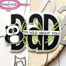 The Stamps of Life Dad Shaped Card Fold-it