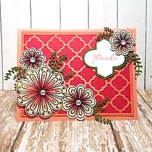 The Stamps of Life Dragonfly and Flower A2 Card Die Set