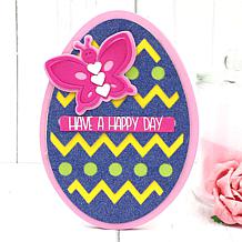 The Stamps of Life Easter Egg A2 Shaped Card Fold-it Die Set