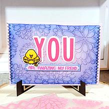 The Stamps of Life Embossing Folders Set - 1 Mum/Lattice