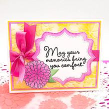 The Stamps of Life Embossing Folders Set - 1 Mum/Lattice