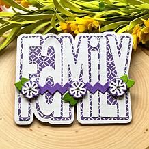 The Stamps of Life Family Shaped Card Fold-it Die Set