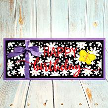 The Stamps of Life Floral Slimline Panel Die Set