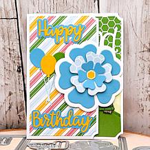 The Stamps of Life Flower Fold Over Card Die Set