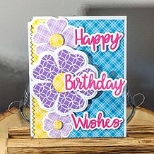 The Stamps of Life Flower Fold Over Card Die Set
