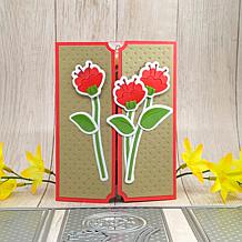 The Stamps of Life Gate Fold Peek-a-Boo Interactive A2 Card Die Set