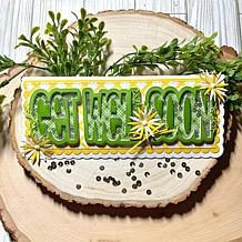 The Stamps of Life Get Well Soon Slimline Words Die Set