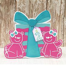 The Stamps of Life Gift Shaped Card Fold-it Die Set with Epoxy Dots