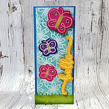 The Stamps of Life Happy Birthday Slimline Card Die Set