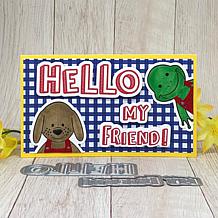 The Stamps of Life Hello My Friend Word Die Set