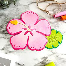 The Stamps of Life Hibiscus A2 Shaped Card Fold-it Die Set