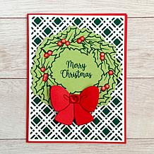 The Stamps of Life HollyWreath2Stamp Dies