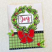 The Stamps of Life HollyWreath2Stamp Dies