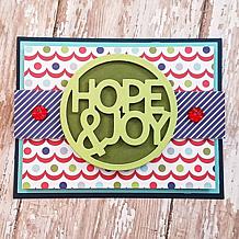The Stamps of Life Hope and Joy Circle Die Cuts