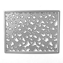 The Stamps of Life Horizontal Heart Background Die Set