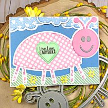 The Stamps of Life Ladybug Cute Fold It Die Set