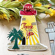 The Stamps of Life Lighthouse Shaped Card Fold-it Die Set