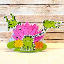 The Stamps of Life Lily Pad A2 Shaped Card Fold-it Die Set