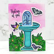 The Stamps of Life morebirdbath2stamp Clear Stamp Set