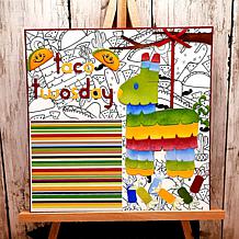 The Stamps of Life Rainbow Piñata Shaped Card Fold-it Die Set