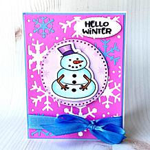 The Stamps of Life - Santa & Snowman Pudgie Stamps